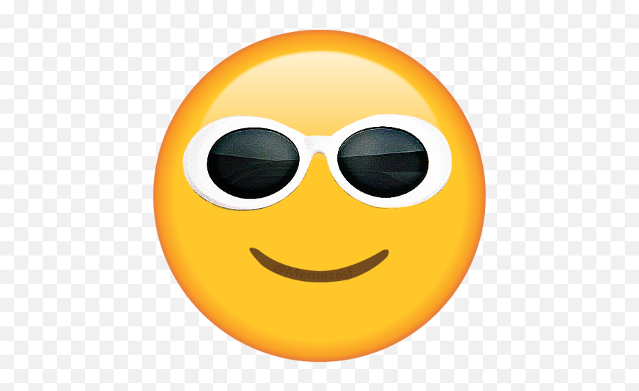 Sunglasses Glasses Emoji Ftestickers Clout Cloutgoggles - Emoji With Clout Goggles,Sunglasses Emoji