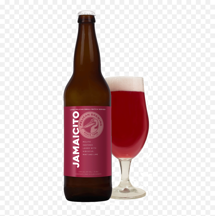 Pelican Brewing Company Releases Jamaicito A Mojito - Hibiscus Lager Emoji,Wine Glass Emoticon