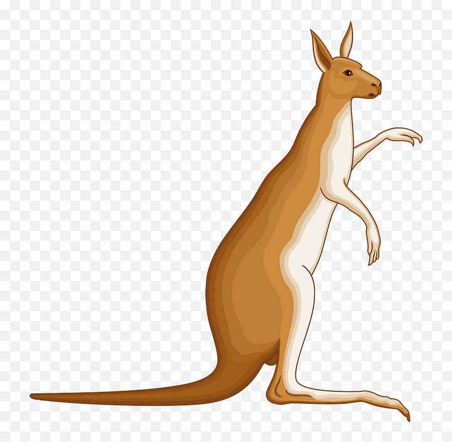 Kangaroo Clipart - Kangaroo Australian Coat Of Arms Emoji,Kangaroo Emoji