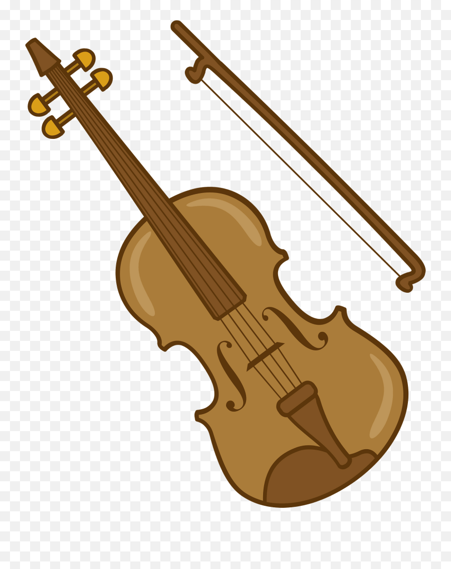Violin Clipart - Violin Brown Clipart Emoji,Violin Emoji