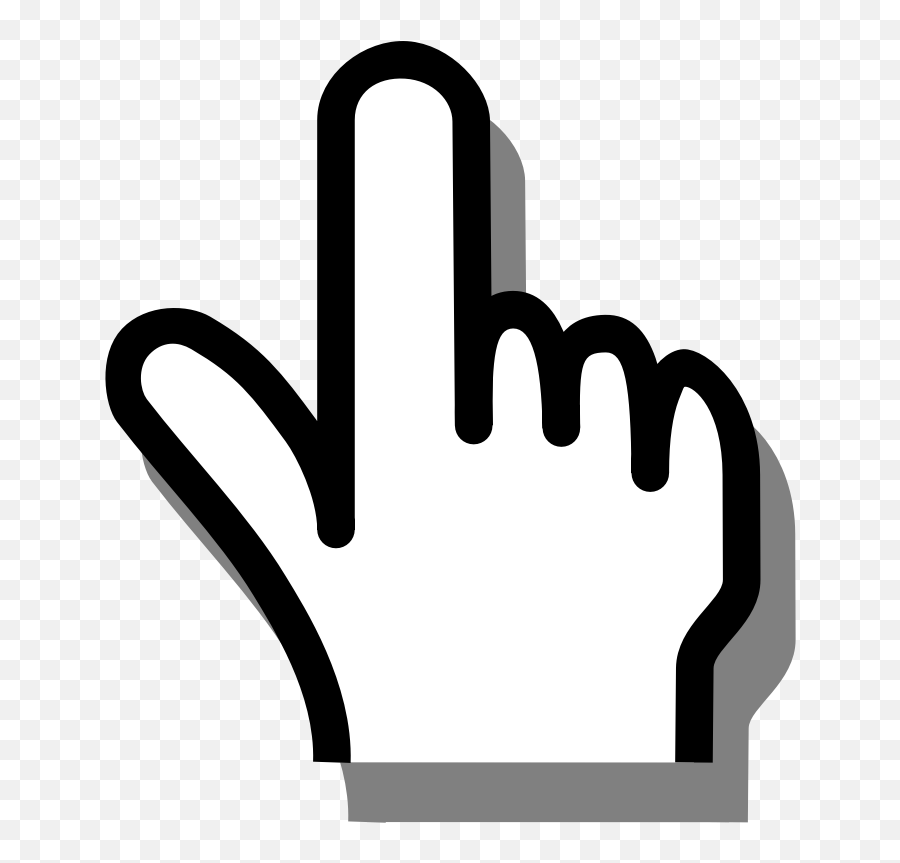 Free Finger Pointing Clipart Download - Transparent Click Png Emoji,Finger Pointing Up Emoji