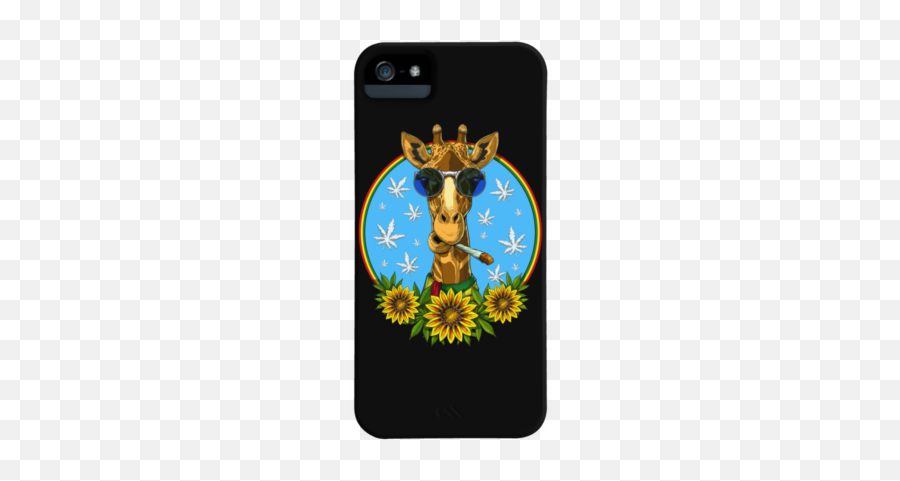 Giraffe Phone Cases Design By Humans Emoji,Weed Emoji Iphone