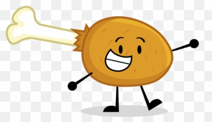 Waving Pose - Chicken Legs Png Cartoon Emoji,Chicken Leg Emoji