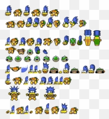 Download Trivia - Super Princess Peach Koopaling Sprites PNG Emoji