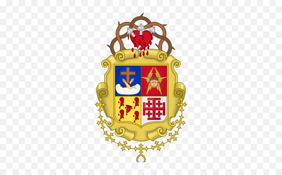 Arms Of The Order Of Friars Minor - Saint Maximilian Kolbe Symbols Emoji,Soda Can Emoji