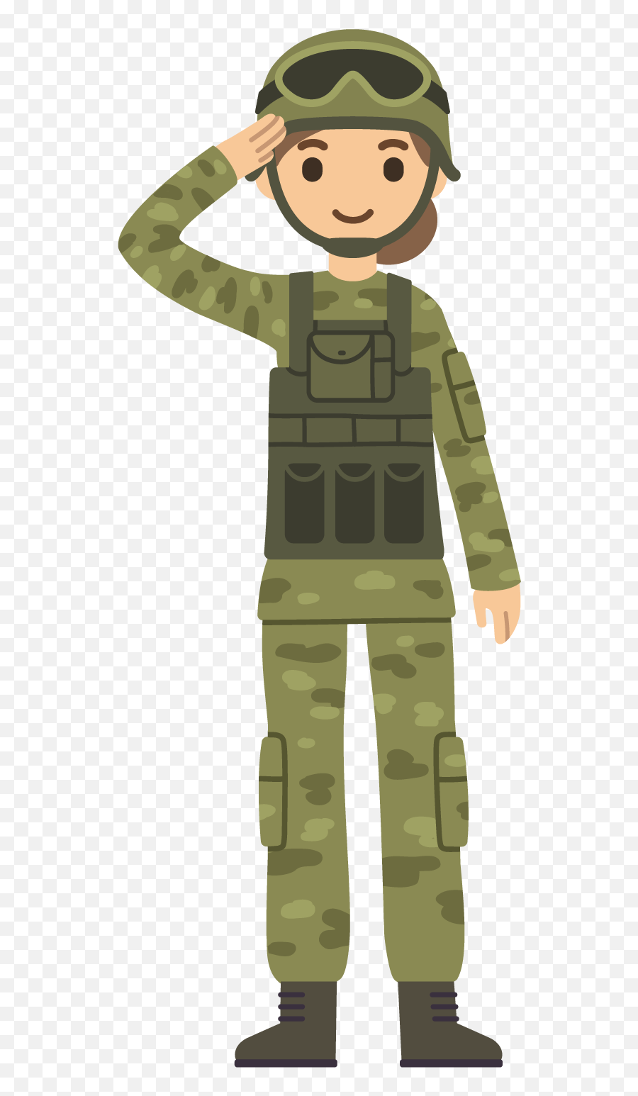 Military Svg Transparent Png Clipart - Army Cartoon Png Emoji,Military Salute Emoji
