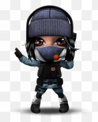 Rainbow Six Siege Frost Freetoedit - Chibi Emoji
