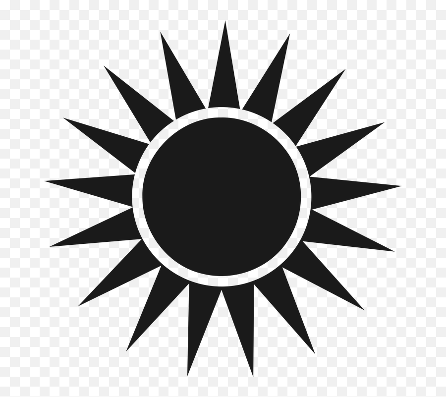 Free Temperature Thermometer Vectors - Png Sun Black And White Vector Emoji,Dizzy Emoticon