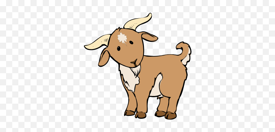 Cartoon Baby Goat - Goat Clip Art Png Emoji,Goat Emoticons