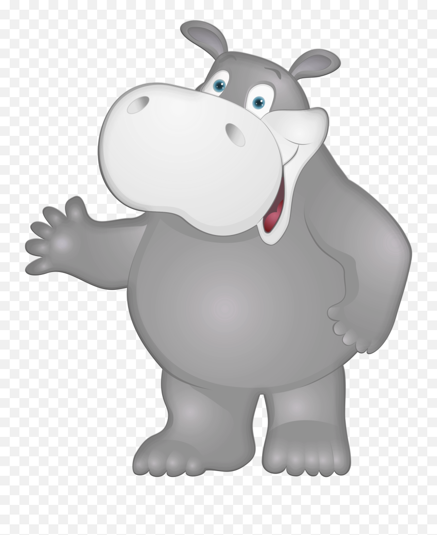 1321 Hippo Free Clipart - Clipart Hippo Png Emoji,Hippo Emoji