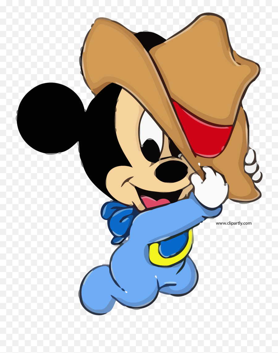 Baby Mickey Disney Baby Cowboy Hat - Baby Mickey Mouse Cowboy Emoji,Cowboy Hat Emoticon