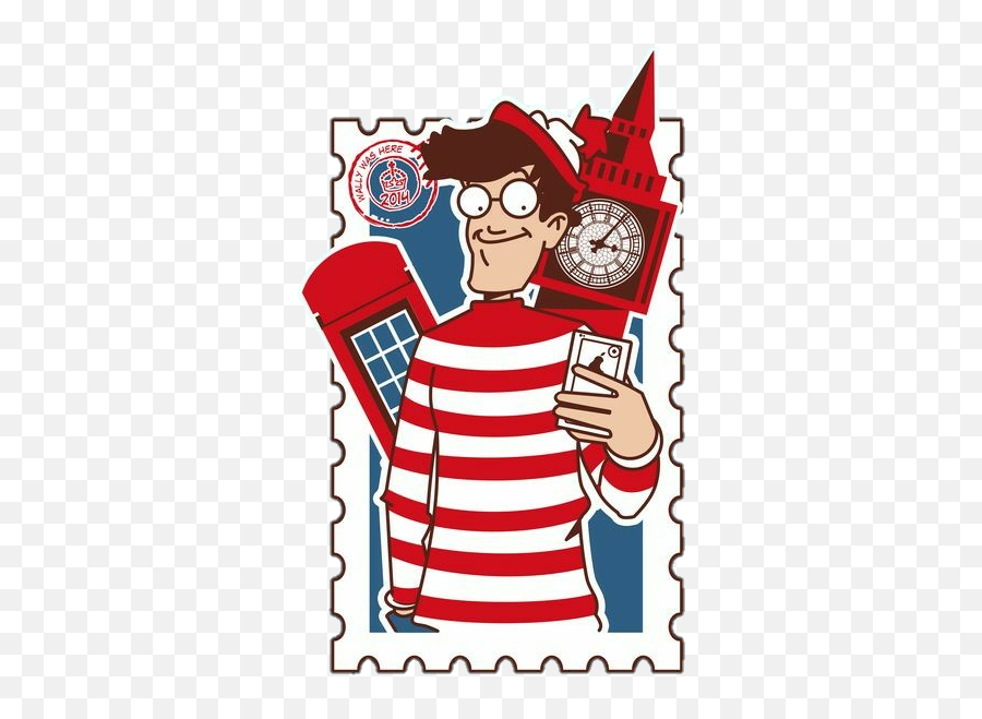 Waldo Whereswaldo Multicolor Travel - Cartoon Emoji,Waldo Emoji