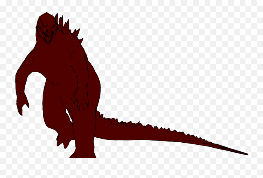 Gojira School Clipart - Godzilla 2014 Godzilla Art Transparent Background Emoji,Godzilla Emoticon