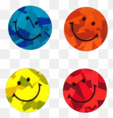Smiley Faces - Sticker Png Holo Emoji