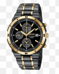 Gold Rolex Watch - Black And Emoji