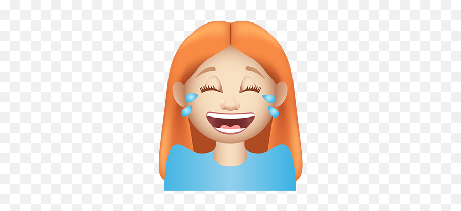 Gingermoji U2014 Kristina Caizley - Laughing Girl Emoji Png,Laughing Emoji Png