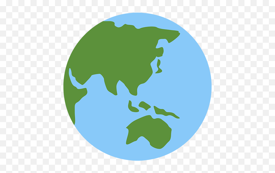 Earth Globe Asia - Asia Emoji,Earth Emoji
