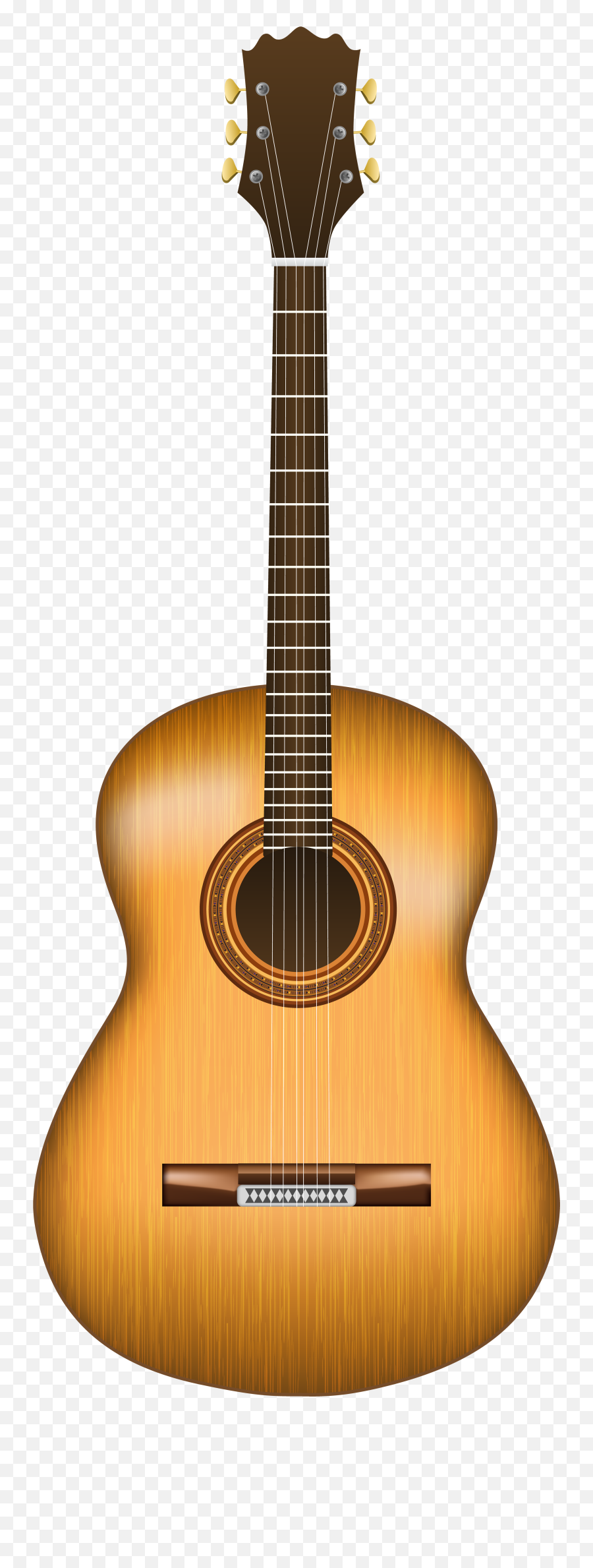 Guitar Clip Art Png Transparent Png Emoji,Acoustic Guitar Emoji