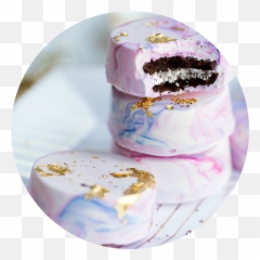 pastel pastelcolors sweets treats png circle cotton - Oreo Emoji