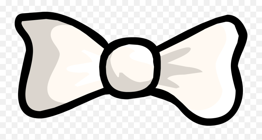 White Bowtie - Transparent Bendy Bow Tie Emoji,Emoji Bow Tie
