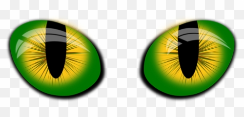 1 Free Eyes Cartoon Vectors - Cat Transparent Background Emoji