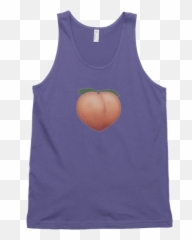 Peach Emoji - Sleeveless Shirt,Peach Emoji Png