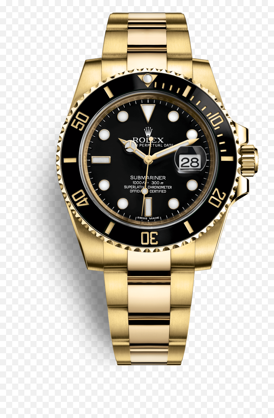 Submariner Watch Rolex Gold Colored - Two Tone Submariner Black Emoji,Find The Emoji Rolex