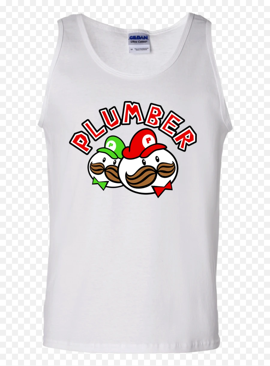 Mario Pringles Parody Plumbers Tank Top U2013 Wind Vandy - Sleeveless Shirt Emoji,Emoji Tank Top