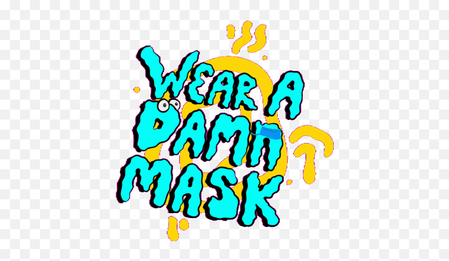 Top Medical Mask Stickers For Android U0026 Ios Gfycat - Wear A Damn Mask Gif Emoji,Drama Mask Emoji