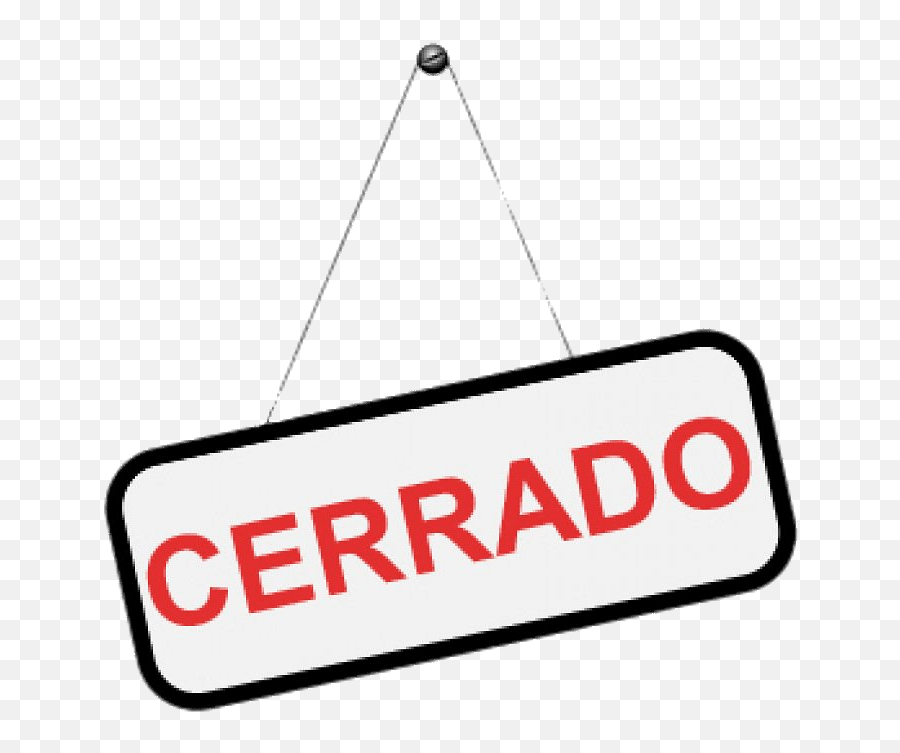 Cerrado Red Letters Transparent Png - Stickpng Anuncio De Cerrado Png Emoji,Letters In Emojis