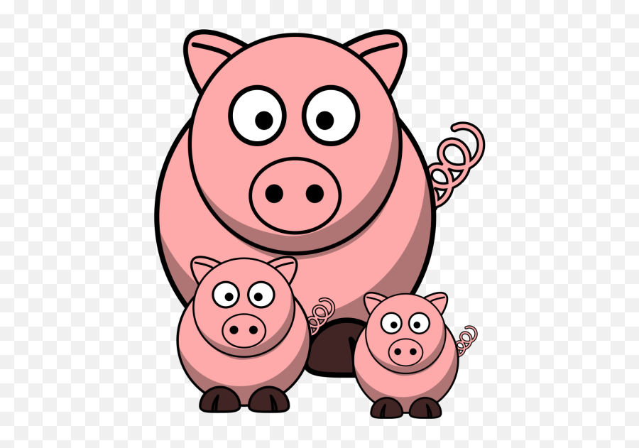 Pig Png Images Icon Cliparts - Page 2 Download Clip Art Pig With Babies Clipart Emoji,Pig Knife Emoji