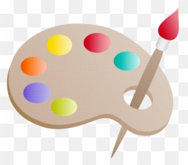 Creative Clipart Paint Palette Creative Paint Palette - Transparent Paint Palette Clipart Emoji,Palette Emoji