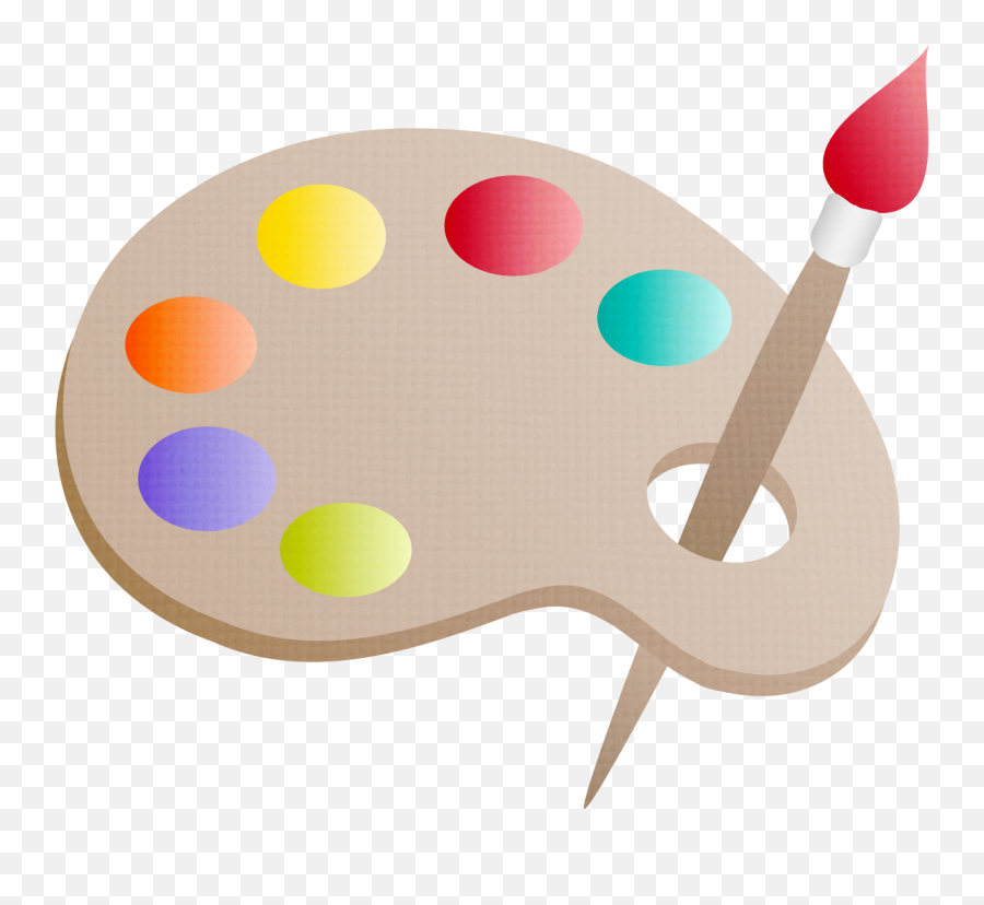 Creative Clipart Paint Palette Creative Paint Palette - Transparent Paint Palette Clipart Emoji,Palette Emoji