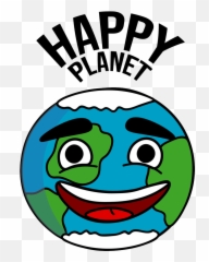 Save The Planet Earth Logo Products from Happy - Wide Grin Emoji