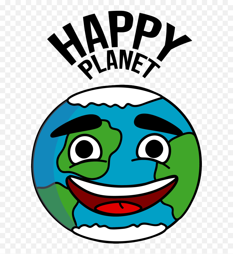 Save The Planet Earth Logo Products From Happy Planet - Wide Grin Emoji,Earth Emoticon
