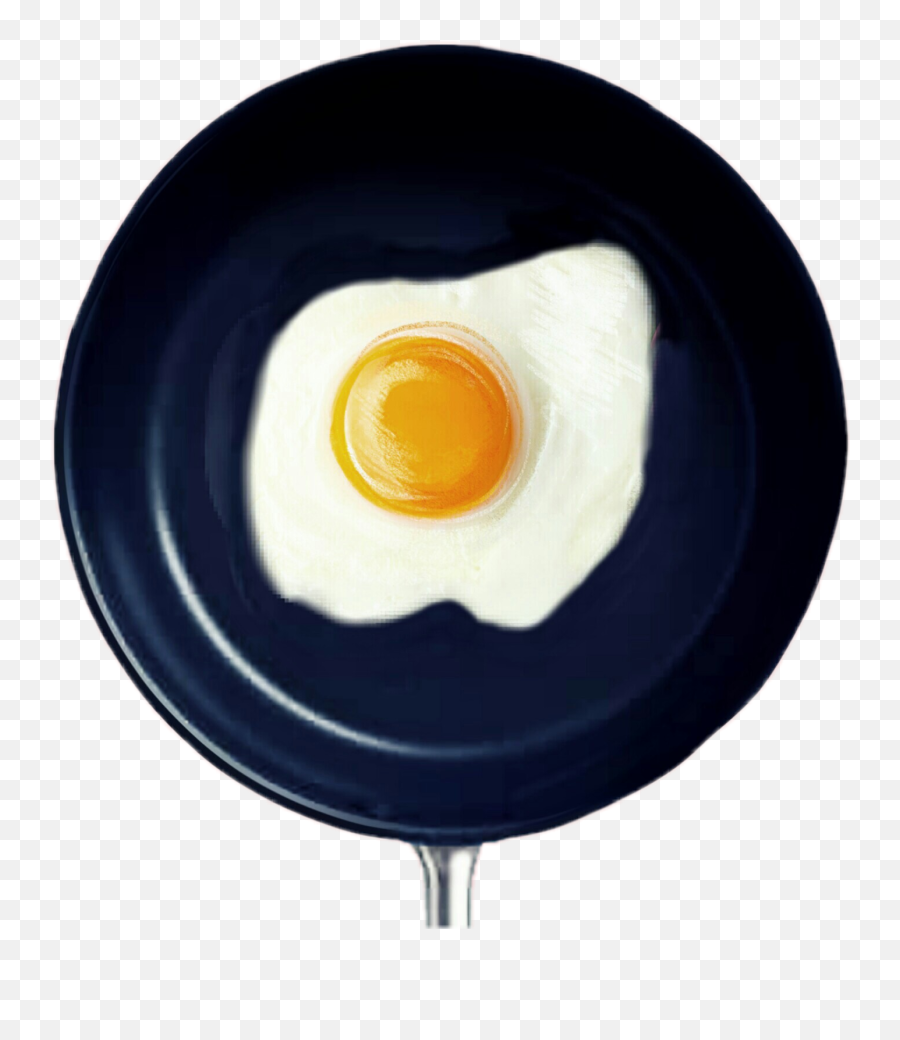 Eat Egg Food Sticker - Fried Egg Emoji,Frying Pan Emoji