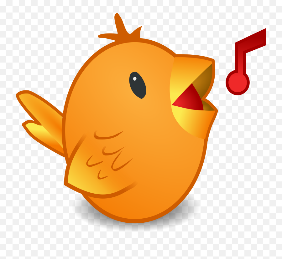 Songbird - Cartoon Emoji,Bird Emoji
