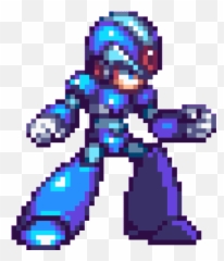 Top Megaman Unreal Stickers For Android - Pixel Mega Man Gif Emoji,Mega Man Emoji