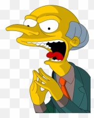 The Simpsons Mr Burns - Transparent Mr Burns Png Emoji,The Simpsons Emoji