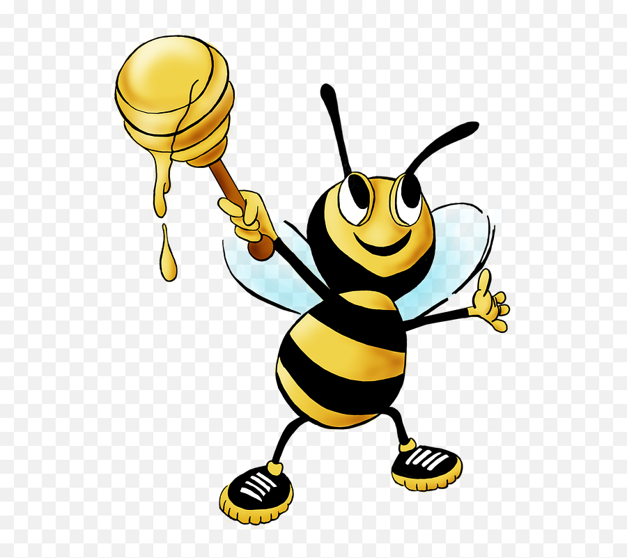 2 Free Honey Bee Bee Images - Honey Bee Drawing Emoji,Eye Rolling Emoji Android