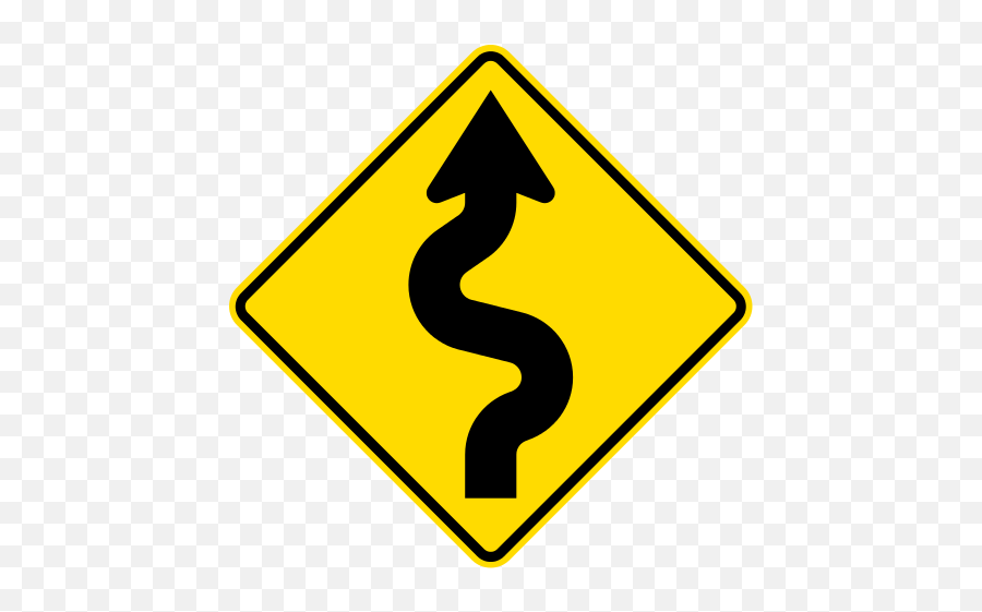New Zealand Pw - Winding Road Ahead Sign Emoji,Meaning Of Emoji Signs