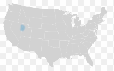 Goshute Map - Of The United States Blue Emoji