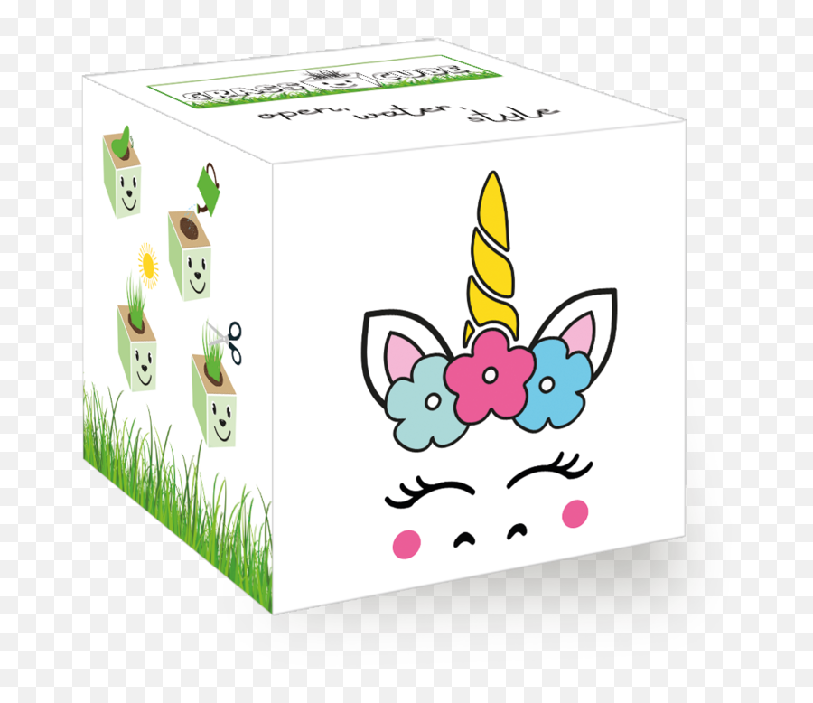 Unicorn - Cube Tiger Emoji,Unicorn Emoji Hat