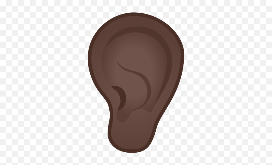 Ear Emoji With Dark Skin Tone Meaning - Illustration,Liver Emoji