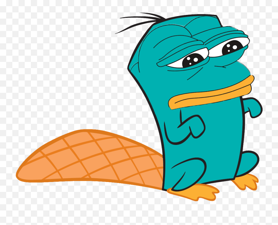 Its Pepe Pepe The Playtypus - Perry The Platypus Png Emoji,Sad Pepe Emoji