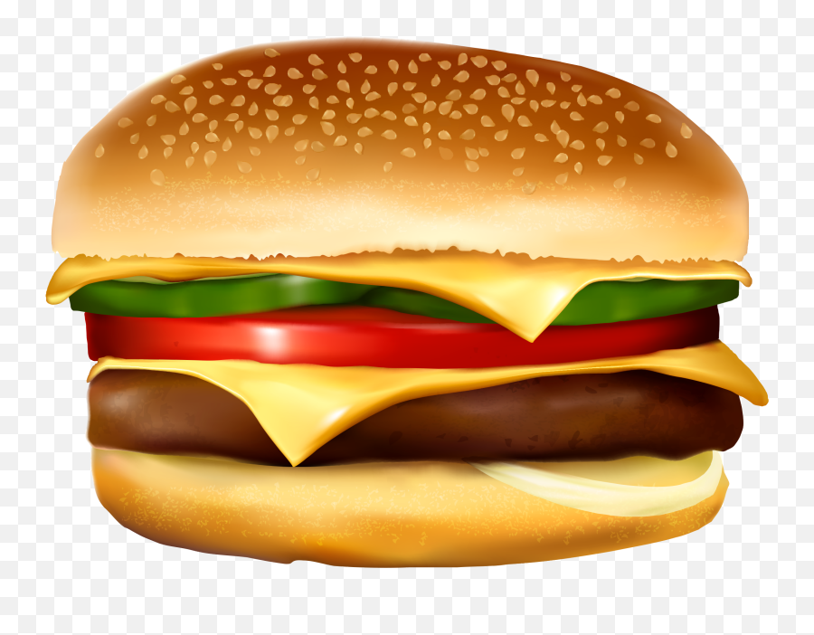 Hamburger Emoji Transparent Png Clipart Free Download - Burger Clip Art Transparent,Google Cheeseburger Emoji
