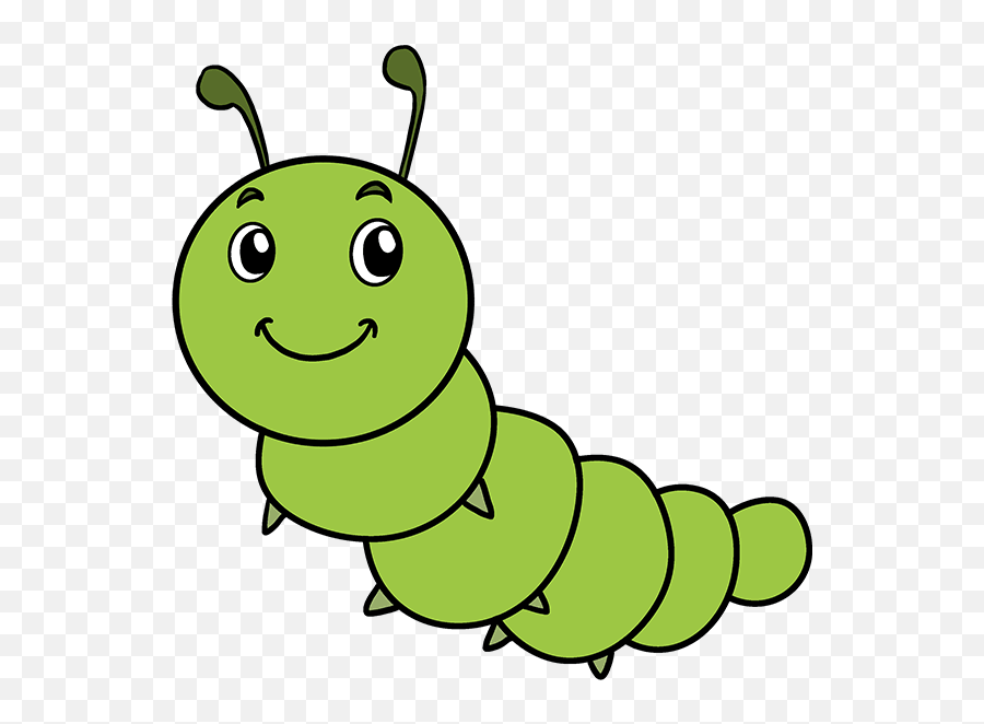 How To Draw A Cute Caterpillar - Caterpillar Images For Drawing Emoji,Caterpillar Emoji