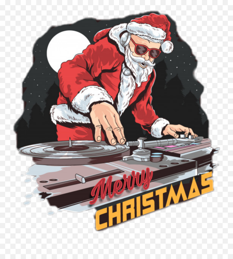 Santa Santaclaus Stnick Saintnick - Santa Dj Emoji,Electrician Emoji