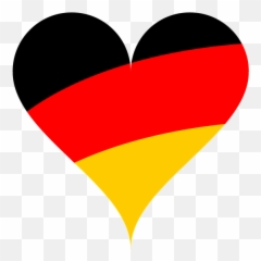 Love Heart Flag - German Flag Love Heart Emoji,Men's Emoji Shirt