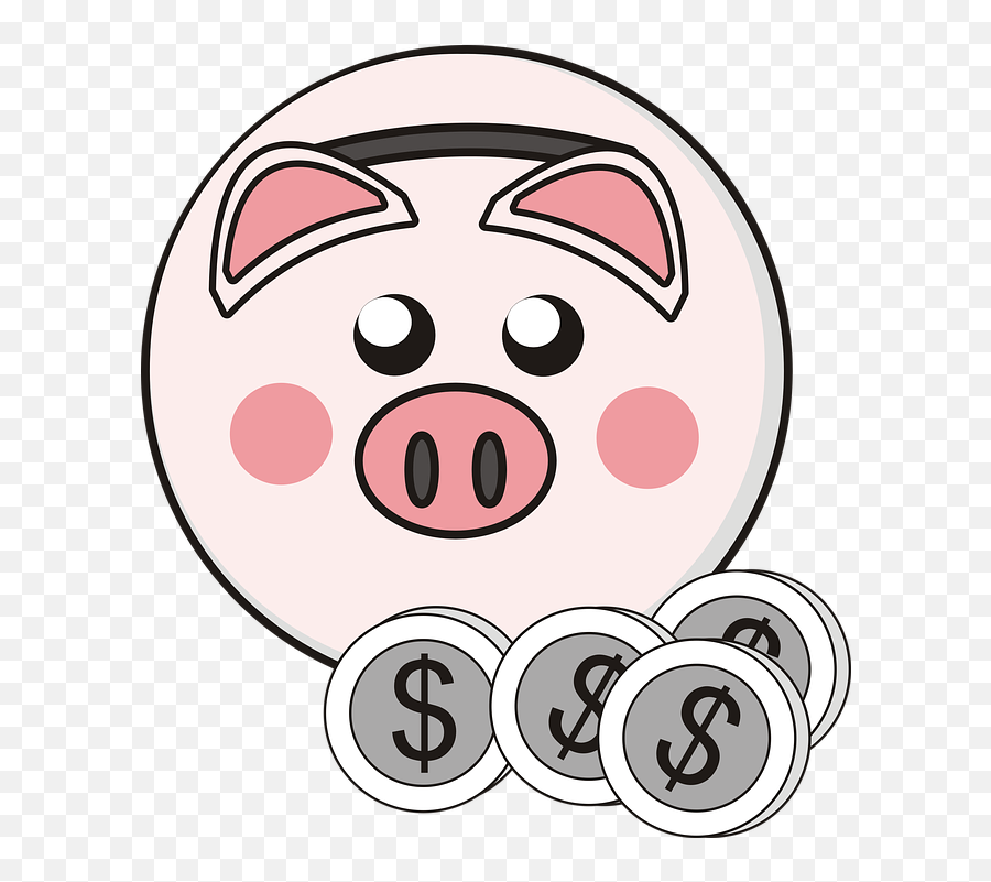 Piggy Bank Little Pig Coins Emoji,Pig Money Emoji